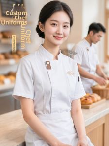 Customized Summer Chef Kitchen Work Uniform Short Sleeve