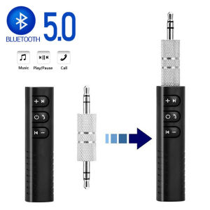 Car Bluetooth Receiver Wireless Bluetooth 5.0 Receiver Adapter 3.5mm Jack For Car Music Audio Aux A2dp Headphone Hands-free Call