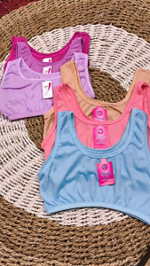 6 Pcs Miniset Anak Perempuan Miniset Remaja usia 8-14 tahun Miniset BRA Model Polos Karakter Size All Size