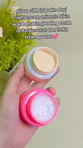 Animate 5x Active Whitening Day Cream & Night Cream Moisturizing