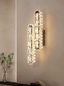 Luxury Minimalist Crystal Wall Light