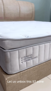 MATTPro S7 Zone/12” Spring Mattress/Balanced Medium-Firm Support/90-Night Sleep Trial/10-Year Warranty/Free Delivery (WM)