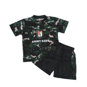 One set anak kekinian Fashion Army Kids setelan anak laki-laki loreng TNI usia 1-8 tahun baju tentara anak cowok