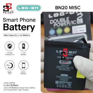 Baterai Log On BN20 Untuk Xiaomi Mi5c / Mi 5c BN-20 Double IC Battery Batre - 1 Tahun Garansi