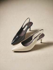 Belle | Leather Closed Toe Stiletto Heels