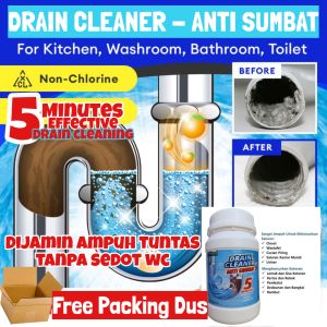 Anti sumbat Serbuk Anti sumbat Anti Mampet 250gram | Drain cleaner