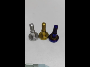 น๊อตขาตั้งข้าง สลักขาตั้งข้าง สแตนเลส ลายจี้ลาย Yamaha Mio/Fino/Nouvo (1 ตัว)