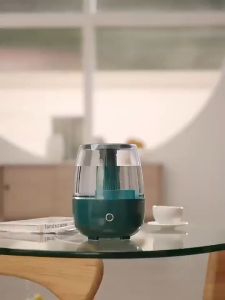 ( ถังเก็บน้ำขนาดใหญ่ 2.2L )เครื่องพ่นไอนำ เครื่องพ้นไอนำ หัวฉีดคู่สามารถปรับได้ด้วยการหมุน 360° ใช้ได้ต่อเนื่อง 24 ซม