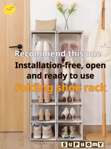 💖SG local stock💖Shoe rack shoe cabinet shoe box shoe organiser foldable 5 TIER/7 TIER foldable no need assembling