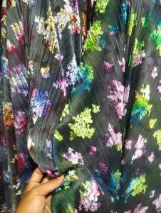 bahan/ kain plisket motif embos