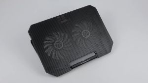 Taffware Cooling Pad Laptop 2 Fan Adjustable Speed - Q100 - Black