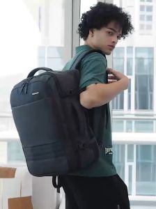 Tas Pria Ransel Laptop Jumbo Golden Wolf Tas Travelling Backpack Import Expanding Kapasitas 45 Liter 709