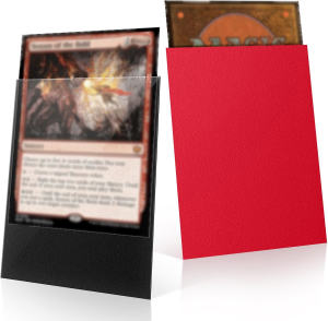 100 Pack Card Sleeves Matte Dual Trading Card Sleeves with Opaque Back & Smooth Shuffle Tear Resistant Card Protectors for TCG