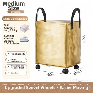 MANJIELI | Large Capacity Wheeled Storage Bag Moving