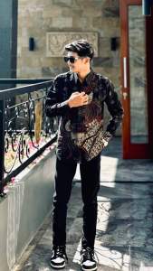 KEMEJA PREMIUM WISANGGENI BATIK FLORIST