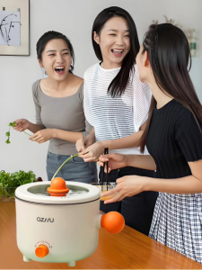 Smart Electric Cooker Pot  Multifunctional Rice Cooker for Home & Dormitory - One-Touch Cooking Auto Keep-Warm