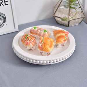 Rustic Wooden Rotatable Large Tray