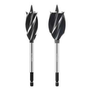 LASH | High Hardness Multi-Function Woodworking Drill Bit 3-Blade 4-Slot Extended Drill Bit
