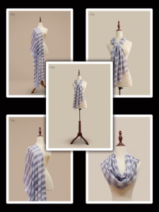 Khăn Choàng Lụa Mây Bạc Luata Silk - Khăn Lụa Cao Cấp Mềm Mát Dễ Phối Đồ Công Sở Đi Biển Quà Tặng Tinh Tế