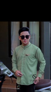 Koko pria lengan panjang terbaru baju koko terbaru Koko dewasa motif gading