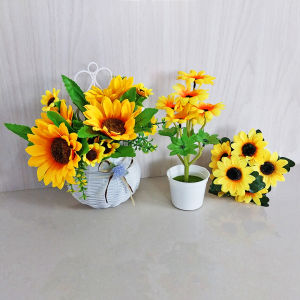 Aksesoris Interior Cantik: Tanaman Artifisial Sunflower