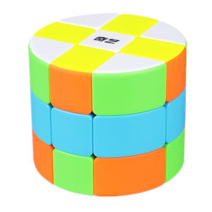 QiYi Cylinder Magic Cube 3x3 Childrens Puzzle Fun Cubo Magico Speed Twist Smooth Alien Cube Birthday Christmas Gifts Wholesale
