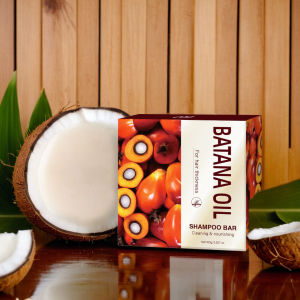 100g Batana Oil Shampoo Bar: Hair Thickness Cleaning, Nourishing Scalp Smoothing, Moisturizing Anti-Hair Loss Anti-Breakage Soap