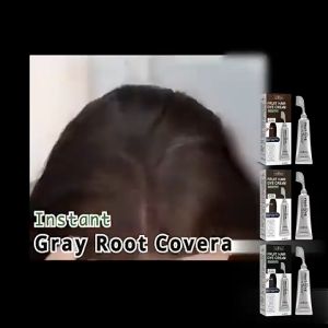 ครีมยาย้อมขน ย้อมสีผม สีดำกับหวีปก ทันที ผมหงอกสีขาว อ่อนโยน ไม่ระคายเคืองผม สีดำติดทนนานและเงางามสำหรับผม 3สี 80มล