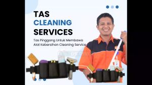 Tas Cleaning Service Untuk Membawa Alat Kebersihan OB Office Boy Peralatan Kebersihan Portabel - Lazada