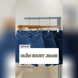 Quần Short Jeans Nam VIỆT PHÁP Chất liệu Jeans Cotton Cao Cấp co giãn độ bền màu cao 0313