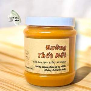 Đường thốt nốt. Đặc sản An Giang. Chất tạo ngọt tự nhiên hũ 1kg.