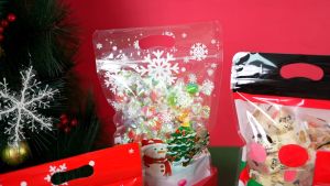 Murah Banget - Pembungkus Kue Natal / Ziplock Plastik Snack Motif Christmas