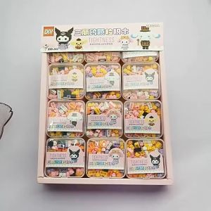 MAINAN BALOK SUSUN NANO BRICKS 3D SANRIO LOTSO DIY TIGHTNESS PUZZLE EDUKASI DAN 1 KOTAK MIKA