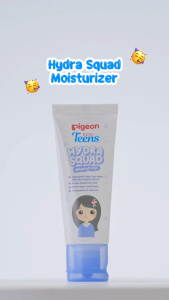 Pigeon Teens Hydra Squad Moisturizer 50ml | Skincare Remaja | Ekstra Melembapkan | Hyaluronic Acid & Witch Hazel