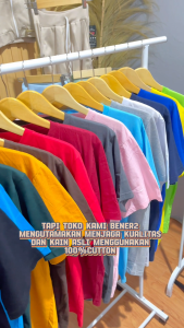 Kaos Polos Lengan Pendek Cotton Combed 30s Premium 100% Full Cutton Size M L XL