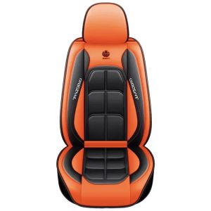 Easy-Install PU Leather Car Seat Covers Universal Fit for Sedans SUVs & Vans No Tools Required
