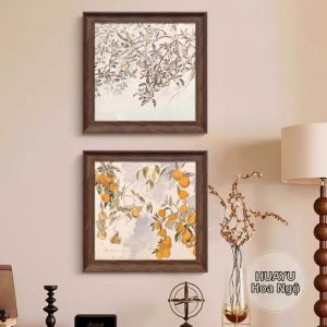 YERUI | French Retro Wall Art Wooden Frame