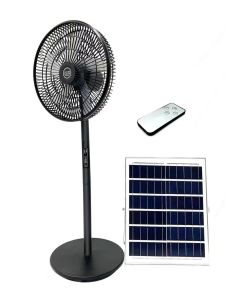 Solar Charging Large Capacity Strong Wind 16 Inch Camping Fan