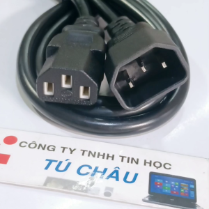 Cáp nguồn UPS C14 - C13 cáp nguồn máy tính bàn PC chuẩn C13 - C14 dài 1.5m