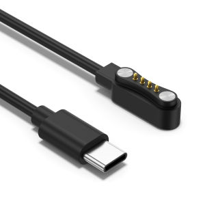 Type C Magnetic Charger Cable For PLAUD Note AI Voice Recorder USB-C Power Cable Black Fast Charging Replacement Accessory