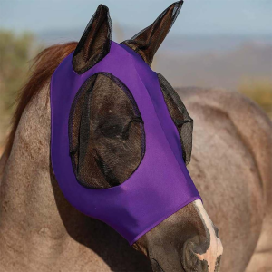 ‌UV Protection Horse Fly Mask Adjustable Breathable Mesh for Riding Equestrian Gear Lightweight Outdoor