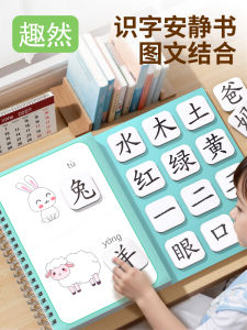 Preschool Childrens Literacy Book Early Education Enlightenment Quiet Book Baby Cognitive Card Full Set Kindergarten Toy