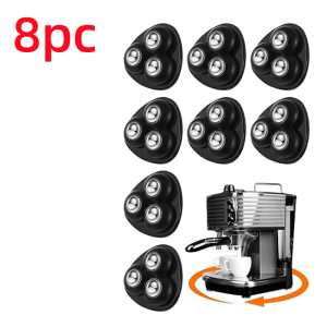 Self Adhesive Mini Appliance Wheels - Furniture Sliding Rails for Kitchen Coffee Machine Blender and Oven Countertops