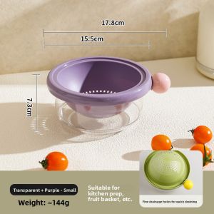 SHELI | Fruit Washing & Draining Basket for Kitchen Use
