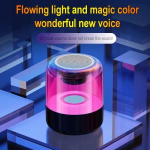 Rechargeable Bluetooth Speaker lamp Led Light Super Loud Mini Portable Wireless Bluetooth Speakers Super Bass Surround Stereo