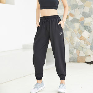 Luoke Large Yoga Fitness Pants Casual Loose Running Fitness Pants Milk Silk Womens Sports Pants