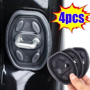 แผ่นกันกระแทกกันกระแทกสวิตช์ประตูรถสำหรับรถยนต์อเนกประสงค์1/4ชิ้นกันสนิมป้องกันการชนเสื่อนิรภัย TPE