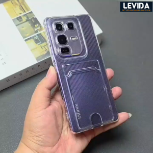 Infinix Note 50 4G Card Case Clear / Slot Kartu Bening Case Infinix Note 50 4G