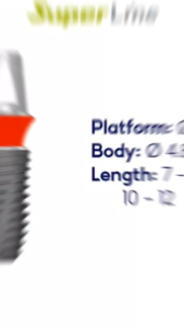 Trụ Răng Implant Dentium SuperLine Ø 5.0mm (Chiều Dài 7mm - 12mm) - Chính Hãng