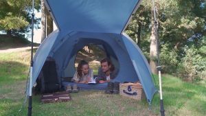 Tenda Camping P-Plus Naturehike NH21ZP015 Tenda Dome Double Layer Kapasitas 4 Orang Frame Aluminium Alloy Ringan 4P Pro